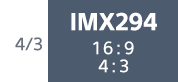 4/3 IMX294 16:9 4:3