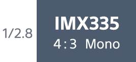 1/2.8 IMX335 4:3 Mono