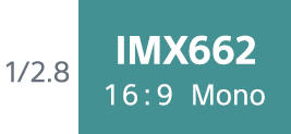 1/2.8 IMX662 16:9 Mono