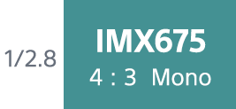 1/2.8 IMX675 4:3 Mono