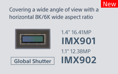 Global shutter image sensors IMX901 and IMX902